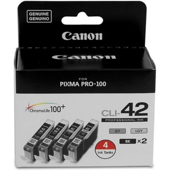 Canon CLI-42 Ink Value Pack (4 Ink Tanks) for PIXMA PRO-100 - 6384B008