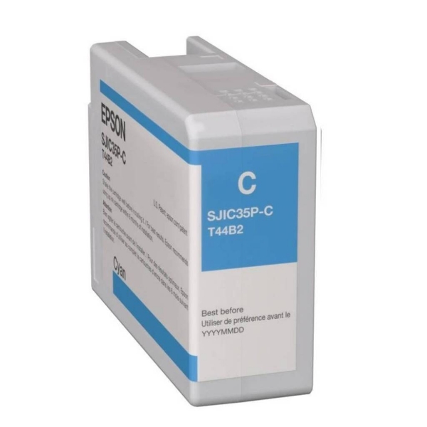 Epson SJIC35P C Cyan Ink Cartridge for ColorWorks C6000/C6500 C13T44B220	