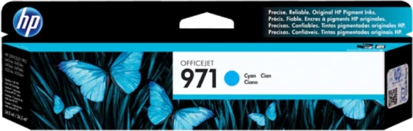 HP 971 Cyan OfficeJet Pro X Ink Cartridge - CN622AM