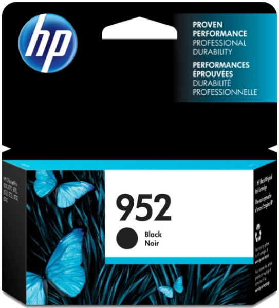 HP 952 Black Original Ink Cartridge - F6U15AN		