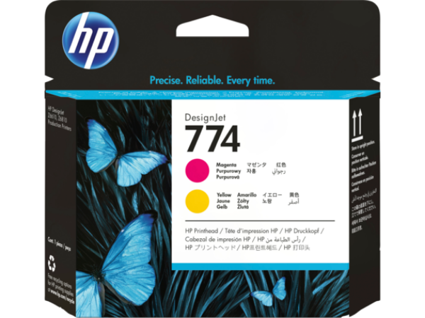 HP 774 Magenta/Yellow DesignJet Printhead for HP DesignJet Z6610, Z6810 - P2V99A