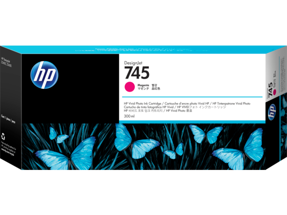 HP 745, (F9K01A) Magenta Original Ink Cartridge HP 745, (F9K01A) Magenta Original Ink Cartridge