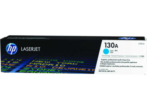 HP 130A Cyan Original LaserJet Toner Cartridge - CF351A