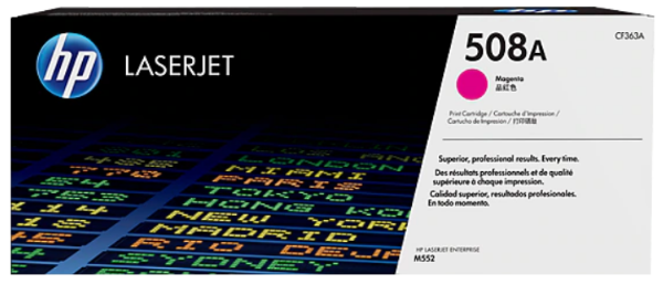 HP 508A Magenta Original LaserJet Toner Cartridge - CF363A	