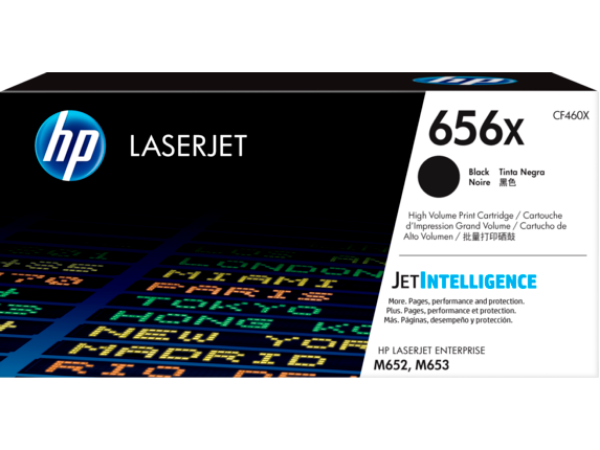 HP 656X High Yield Black Original LaserJet Toner Cartridge - CF460X		