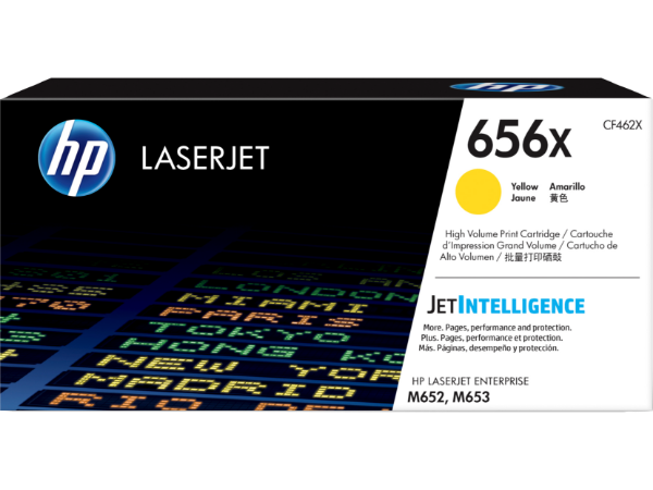 HP 656X High Yield Yellow Original LaserJet Toner Cartridge - CF462X	