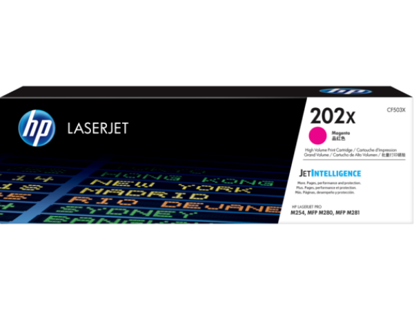 HP 202X Magenta LaserJet Toner Cartridge - CF503X	
