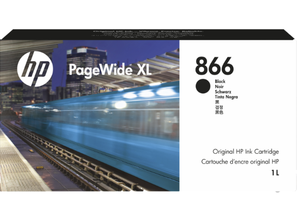 HP 866 Black PageWide XL Ink Cartridge - 1L	