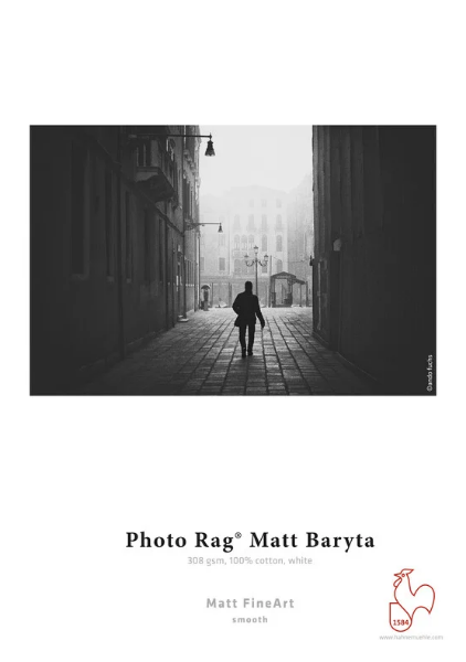 Hahnemühle Photo Rag® Matt Baryta 308gsm 50"x39' Roll