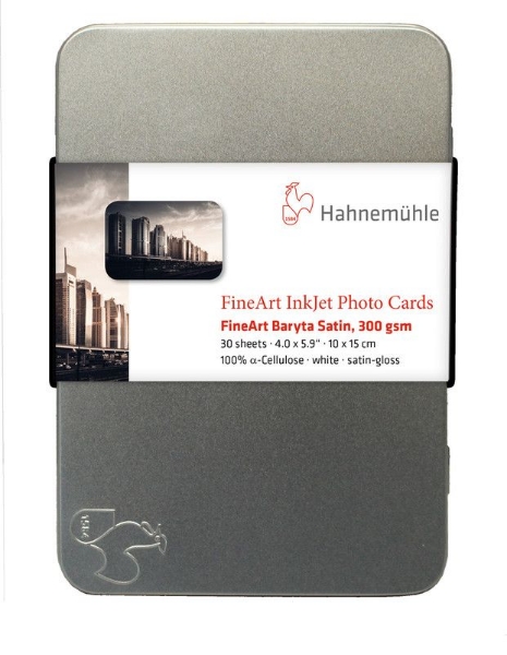 Hahnemühle FineArt Baryta Satin Photo Cards 4"x6" 30 Sheets