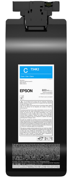 EPSON UltraChrome DG2 Cyan Ink (800 mL) for SureColor F2270	