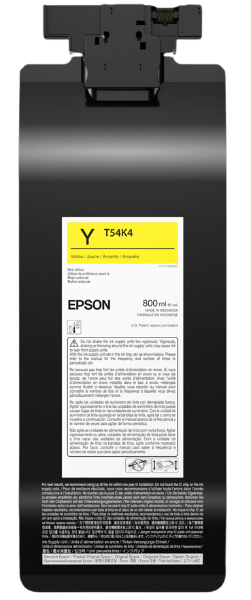 EPSON UltraChrome DG2 Yellow Ink (800 mL) for SureColor F2270	