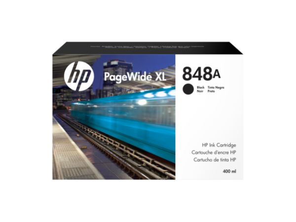 HP 848A 400-ml Black PageWide XL Ink Cartridge