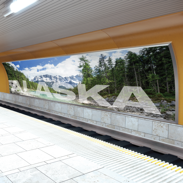 GF 275 SUBMARK™ 3.5 mil Matte White Opaque Vinyl with Clear High-Tack Permanent Adhesive 62"x150' Roll