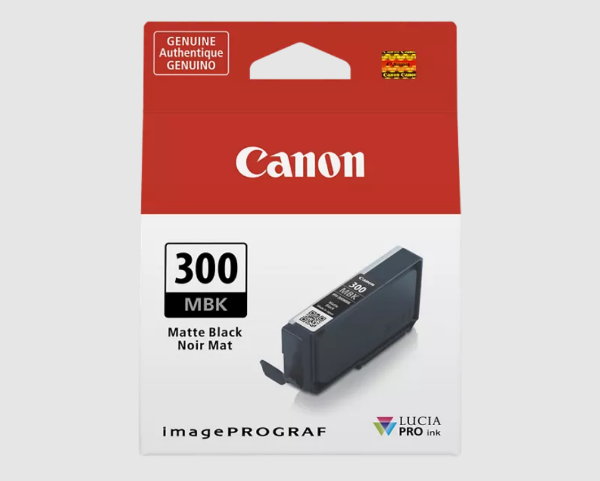 Canon LUCIA PRO PFI 300 Matte Black Ink Cartridge for imagePROGRAF PRO 300	