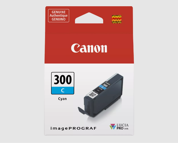 Canon LUCIA PRO PFI 300 Cyan Ink Cartridge for imagePROGRAF PRO 300	