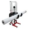 PLASTGrommet Compact e-Lifter Pro - Media Roll Lifter - Battery Operated