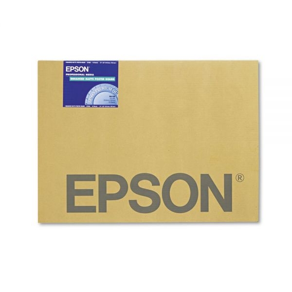 EPSON Enhanced Matte Posterboard 24" x 30" (10-pack)	