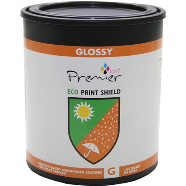 PremierArt Gloss ECO Print Shield Water Base Inkjet Protective Coating for Canvas - 1 Quart	