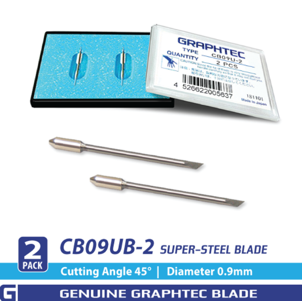 GRAPHTEC 0.9mm Super-Steel Blade 45° (2/pack)/for PHP33/35-CB09N-HS Bladeholder