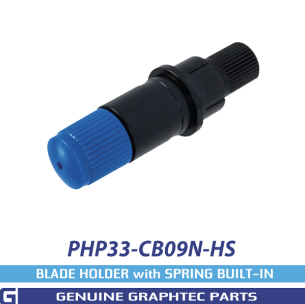 GRAPHTEC 0.9mm Blade Holder Blue Top, Black ABS Tip for CB09 Series Blades