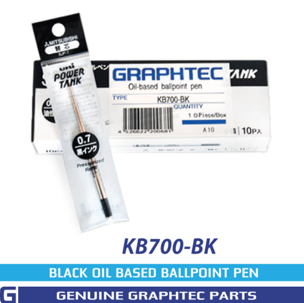 GRAPHTEC Ballpoint Pen - Black (10/pk) for PHP34-BALL