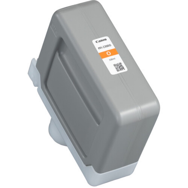 Canon PFI-2300O 330ml Orange Ink for imagePROGRAF GP-2000, GP-4000, GP-2600S, GP-4600S, GP-6600S
