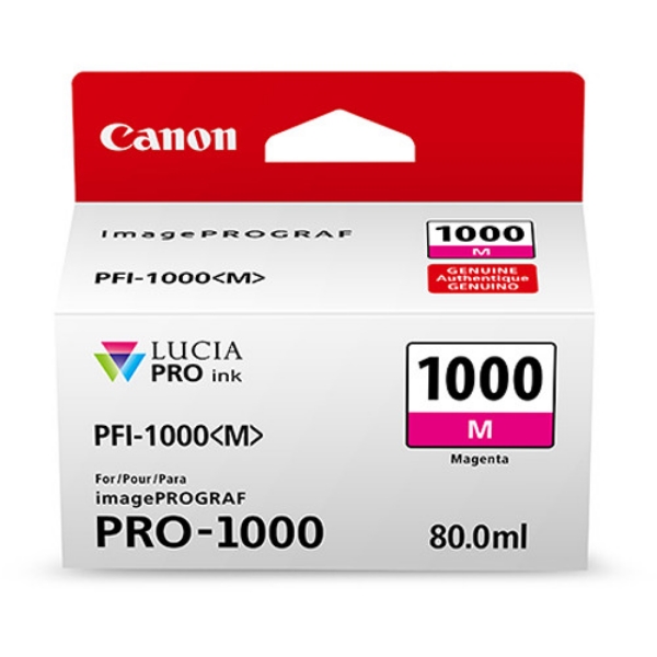 Canon PFI-1000M Magenta Ink Tank 80ml for imagePROGRAF PRO-1000 - 0548C002AA	