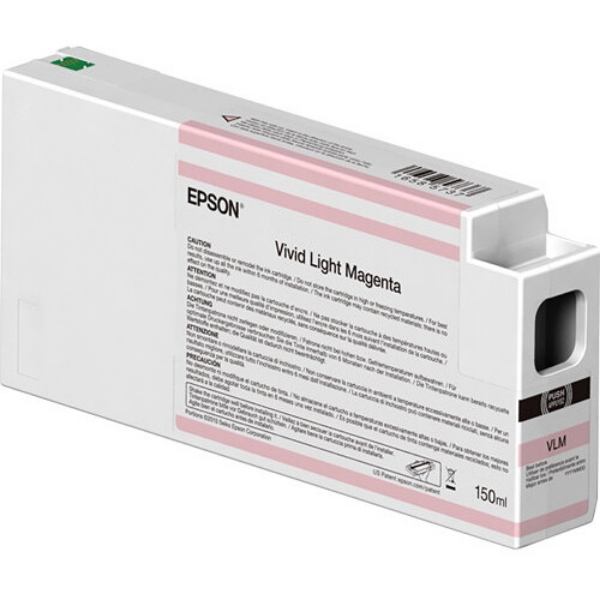 EPSON UltraChrome HD 150mL Vivid Light Magenta Ink for SC P6000, P7000, P8000, P9000 - T54V600	