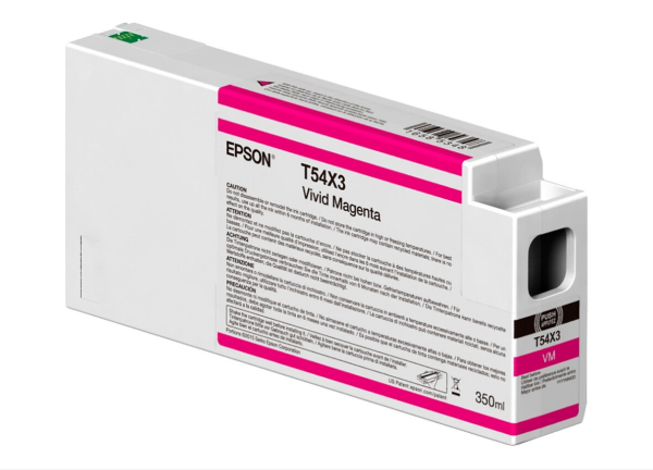 EPSON UltraChrome HD 350mL Vivid Magenta Ink for SureColor P6000, P7000, P8000, P9000 - T54X300	