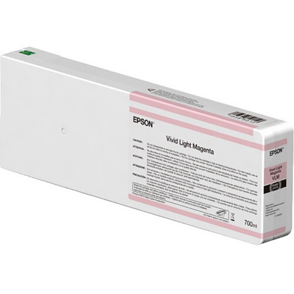 EPSON UltraChrome HD 700mL Vivid Light Magenta Ink for SC P6000, P7000, P8000, P9000 - T55K600	