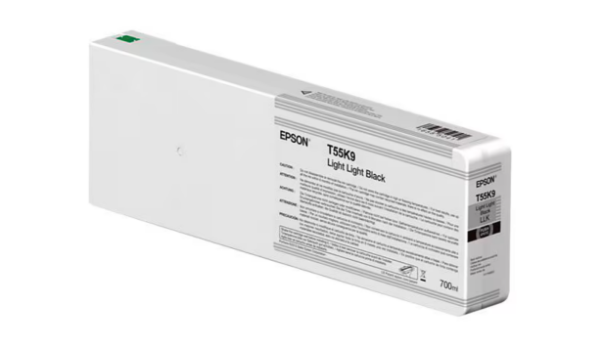 EPSON UltraChrome HD 700mL Light Light Black Ink for SC P6000, P7000, P8000, P9000 - T55K900	