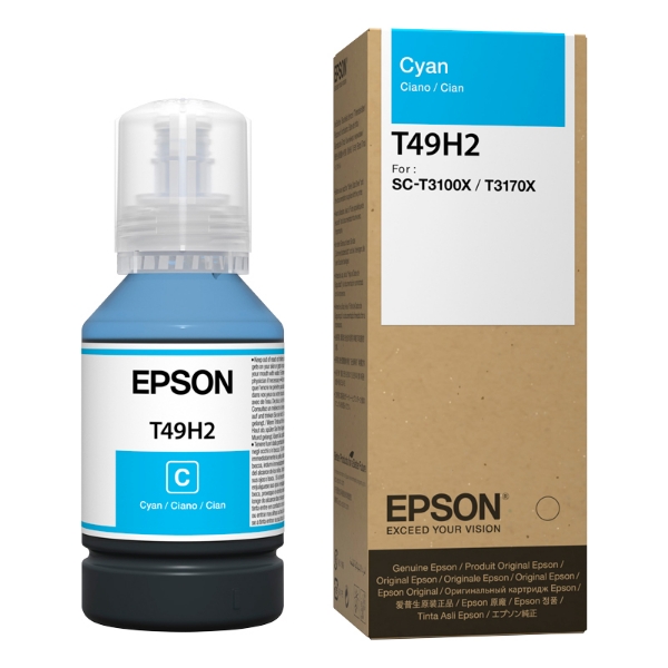 Epson T49H Cyan Ink Bottle 140ml for SureColor T3170x	