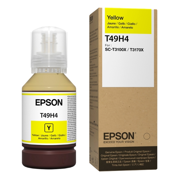 Epson T49H Yellow Ink Bottle 140ml for SureColor T3170x	