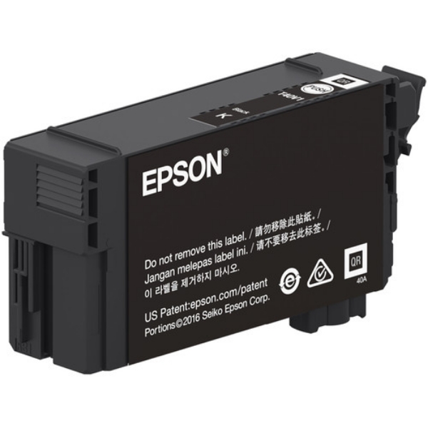 Epson UltraChrome XD2 Black Ink 50ml for SureColor T2170, T3170, T3170M, T5170, T5170M Printers T40V120	