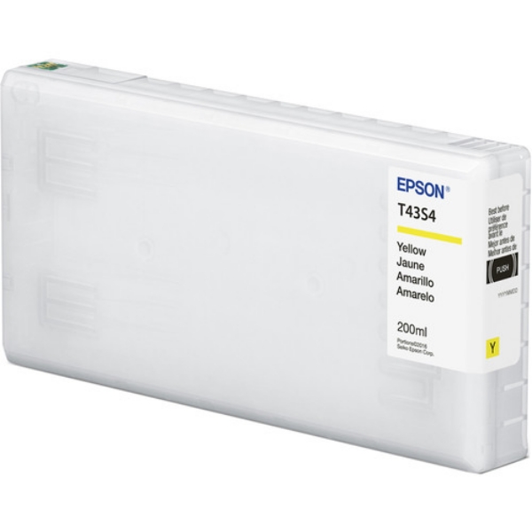 Epson T43S UltraChrome D6r-S Yellow Ink 200ml Cartridge for SureLab D870