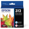 Epson T312 Claria Photo HD Light Magenta/Light Cyan Ink Cartridges, 2-Pack for XP-8500, XP-8600, XP-8700 - T312922S