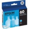 Epson 60 DURABrite Ultra Cyan Ink Cartridge for Stylus C68, C88+, C88, CX3800, CX3810, CX4200, CX4800, CX5800F, CX7800 - T060220-S