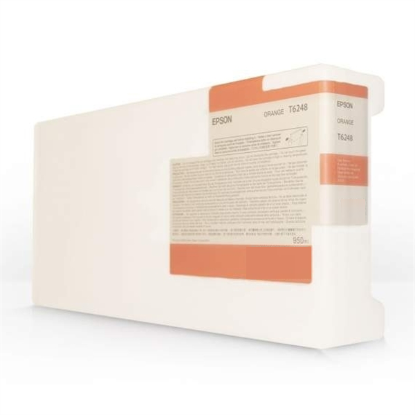 Epson T624 UltraChrome GS Solvent 950ml Orange Ink Cartridge for Stylus Pro GS6000 - T624800