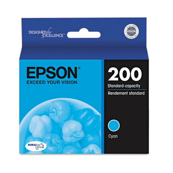 Epson 200 DURABrite Ultra Cyan Ink Cartridge - T200220-S