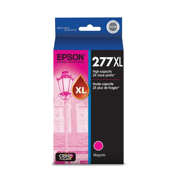 Epson 277XL High Capacity Magenta Ink Cartridge for Expression Photo XP-850, XP-860, XP-950, XP-960, XP-970 - T277XL320-S