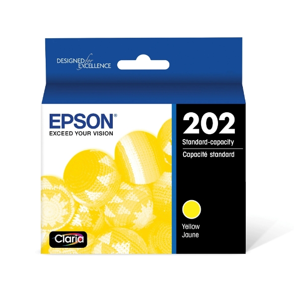 Epson 202 Yellow Ink Cartridge for WorkForce WF-2860 and Expression Home XP-5100 - T202420-S	