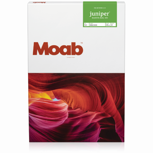 Moab Juniper Baryta Rag 305gsm 11"x14" - 25 Sheets	