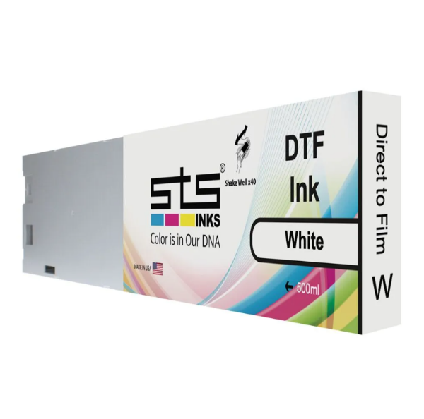 STS Direct to Film 500ml White Ink Cartridge for VJ-628D, XPJ-1682D