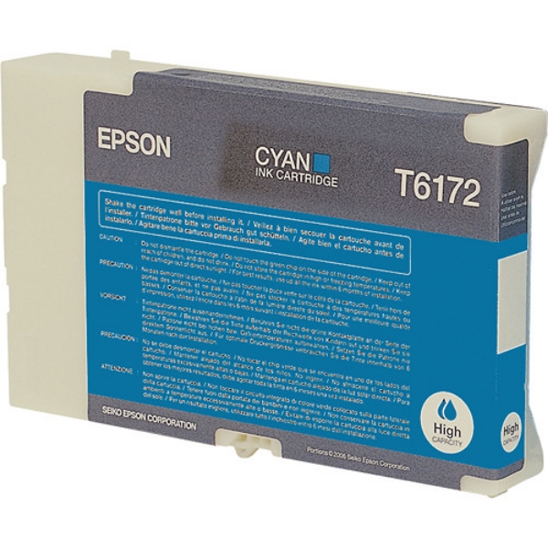 Epson T617 High Capacity Cyan Ink Cartridge for B-500DN, B-10DN - T617200