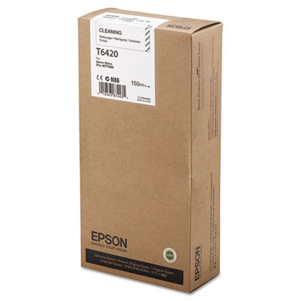 Epson T642 UltraChrome HDR 150ml Cleaning Cartridge for WT7900, 7900CTP - T642000