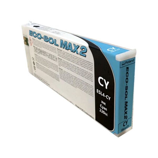 Roland Eco-Sol MAX 2 Cyan Ink Cartridge 220ml for BN2-20, BN2-20A, BN2-30