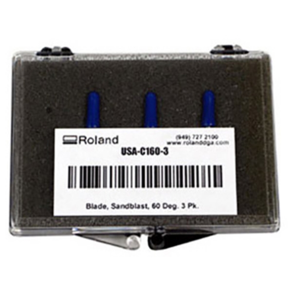 Roland 60 Degree/.10 Offset Blade, 3 ea. - Thick Materials