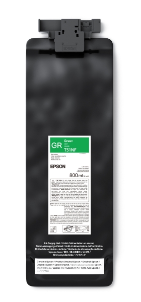 Epson UltraChrome GS3 Eco-Solvent Green Ink Cartridge 800ml for SureColor S9170