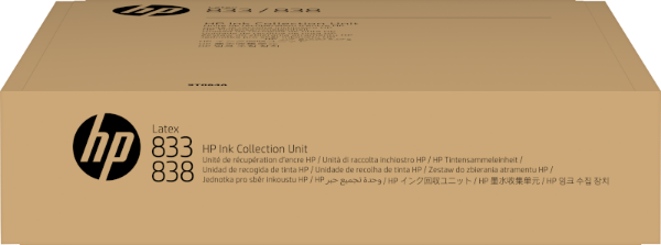 HP 833/838 Ink Collection Unit (2-unit pack) for Latex R530, 630, 630 W, 730, 730 W, 830, 830 W